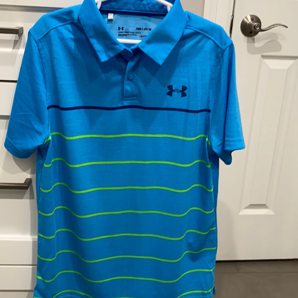 Boys UnderArmour golf shirt